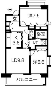 アクティ目黒駅前 2-901 間取り図