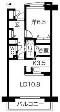 アクティ目黒駅前 2-107 間取り図