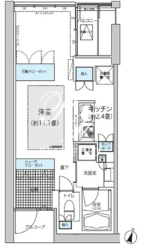 ガーデニエール砧ウエスト 230 間取り図