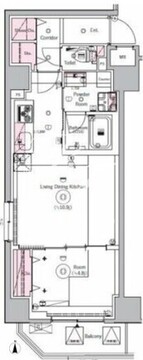 シーフォルム入谷2 601 間取り図