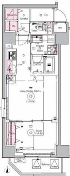 シーフォルム入谷2 701 間取り図