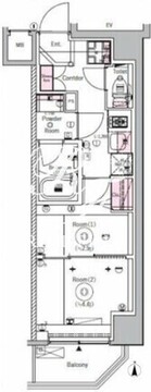 シーフォルム入谷2 303 間取り図