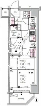 シーフォルム入谷2 703 間取り図