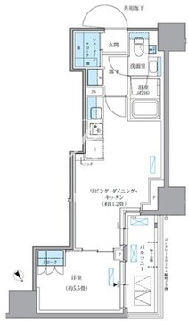 パークアクシス東日本橋 205 間取り図