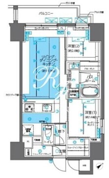 ズーム神田 1301 間取り図