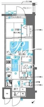 ズーム神田 1403 間取り図