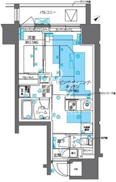 ズーム神田 201 間取り図