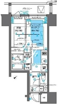 ズーム神田 503 間取り図