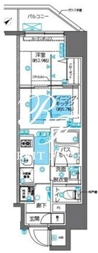 ズーム神田 601 間取り図