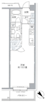 プライムアーバン豊洲 225 間取り図