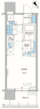 ルフォンプログレ滝野川 602 間取り図