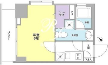 リバーレ月島 1004 間取り図