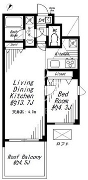 神宮前コートA 301 間取り図