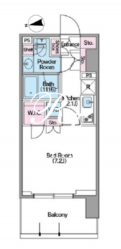 コンフォリア東新宿ステーションフロント 703 間取り図