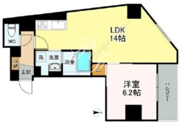 パークレジデンス東大井 602 間取り図