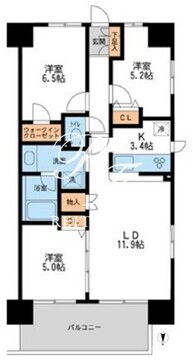 レジディア南千住 517 間取り図