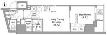 コンフォリア南品川 603 間取り図