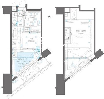 ズーム新宿御苑前 1404 間取り図