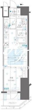 ズーム新宿御苑前 503 間取り図