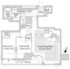 リブクオーレ神保町 1404 間取り図