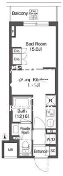 コンフォリア東上野 705 間取り図