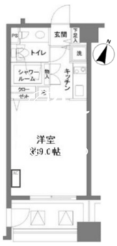 カスタリア水天宮 705 間取り図