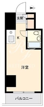 ワンルーフフラット西早稲田 402 間取り図