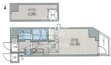 アーバンコート大岡山 504 間取り図