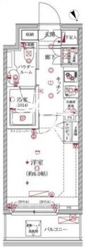 クレイシア大井町 305 間取り図