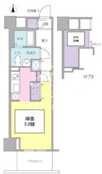 キーヌ・ブラン 304 間取り図