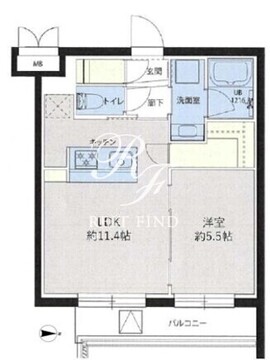 レクシード目白 202 間取り図