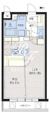 レクシード目白 203 間取り図