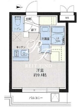 レクシード目白 314 間取り図