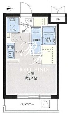 レクシード目白 415 間取り図