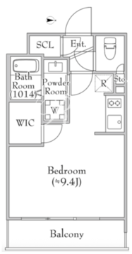 MEJIRO RESIDENCE 317 間取り図