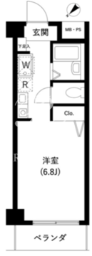 サンセゾンＩ 302 間取り図