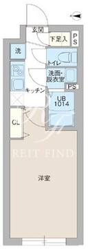 プロスタイルウェルス東武練馬 102 間取り図