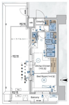 ジェノヴィア品川南大井 701 間取り図