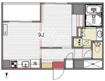 ラクラス田原町 202 間取り図