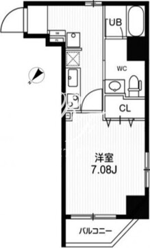 ブランセ森下 201 間取り図