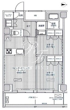 ヒューリック浅草橋江戸通 1106 間取り図