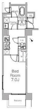 プラウドフラット三軒茶屋2 201 間取り図