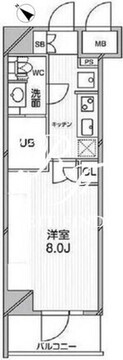 エルスタンザ文京千駄木 802 間取り図