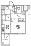 ザ・レジデンス神楽坂 2-315 間取り図
