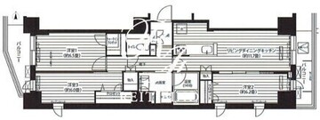 プレジールテアトル用賀 403 間取り図