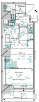 ガリシア千石 802 間取り図