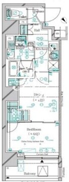 ガリシア千石 902 間取り図