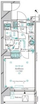 ガリシア千石 1302 間取り図