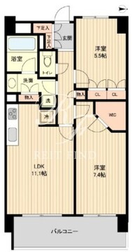 HF若林公園レジデンス 404 間取り図