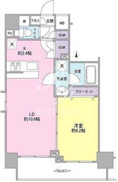 モンレーヴ錦糸町 1101 間取り図